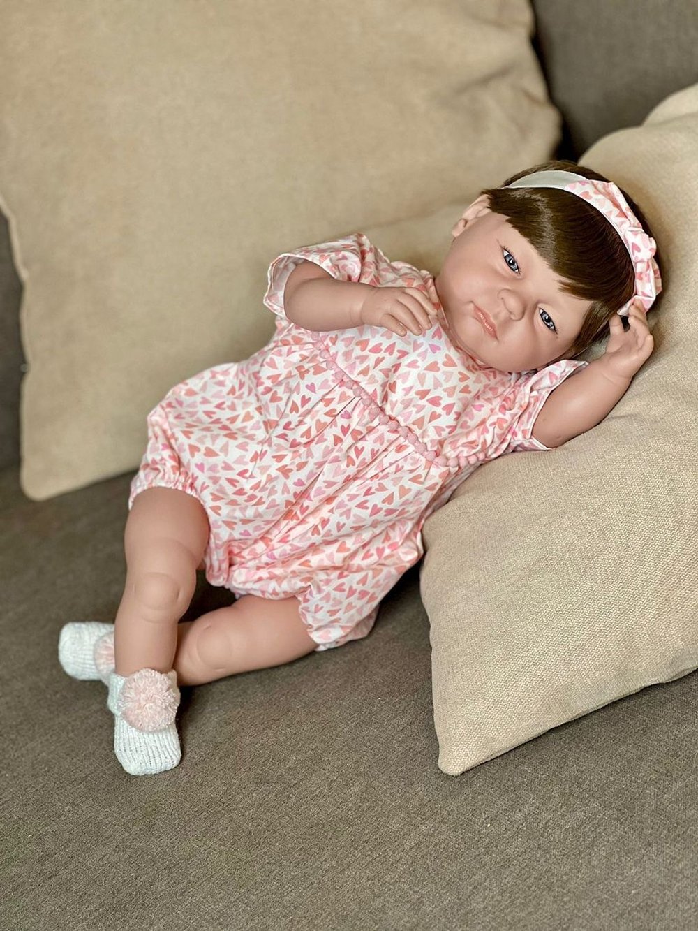 Кукла Berbesa мягконабивная 52см Valeria (5401K)