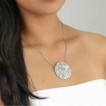 Колье ORI TAO, Ottawa, фактурный металл, OT24.1-15-31680 (серебристый)