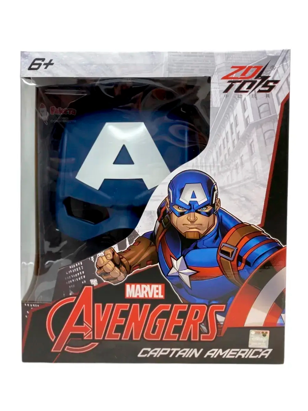 Маска Капитан Америка Марвел Captain America ZD Toys 1927-02