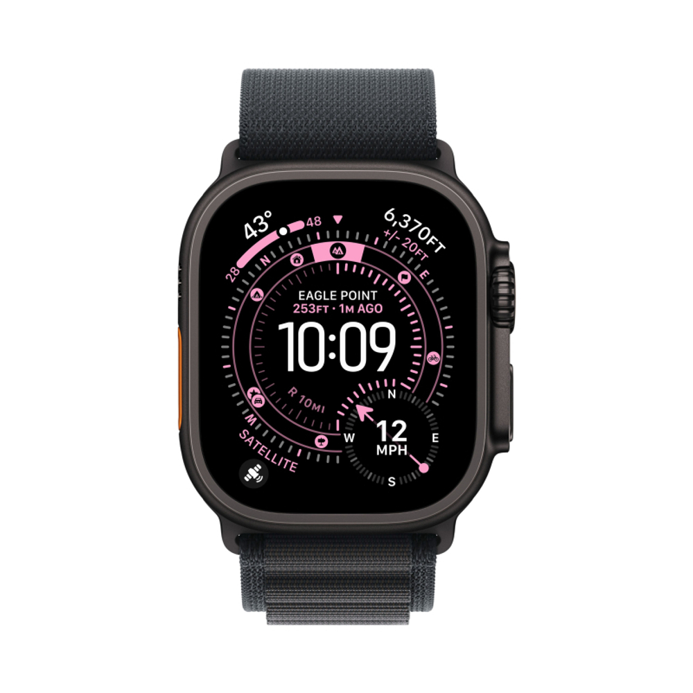 Apple Watch Ultra 3, 49mm Black Titanium