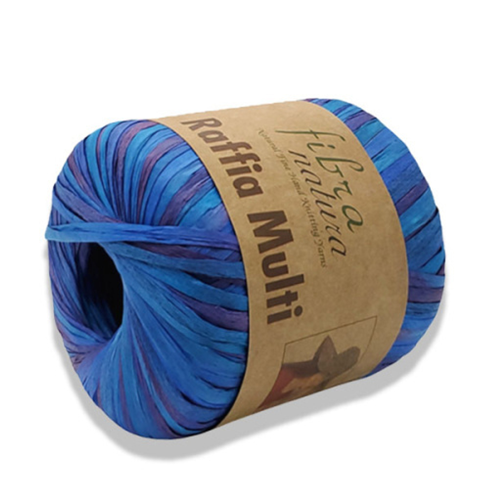 Пряжа Raffia Multi 35г, 90м, 100% целлюлоза (цена за 1шт)