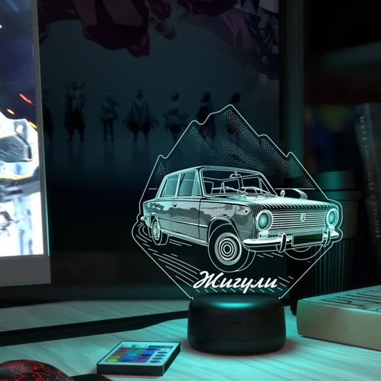 3D лампа Копейка