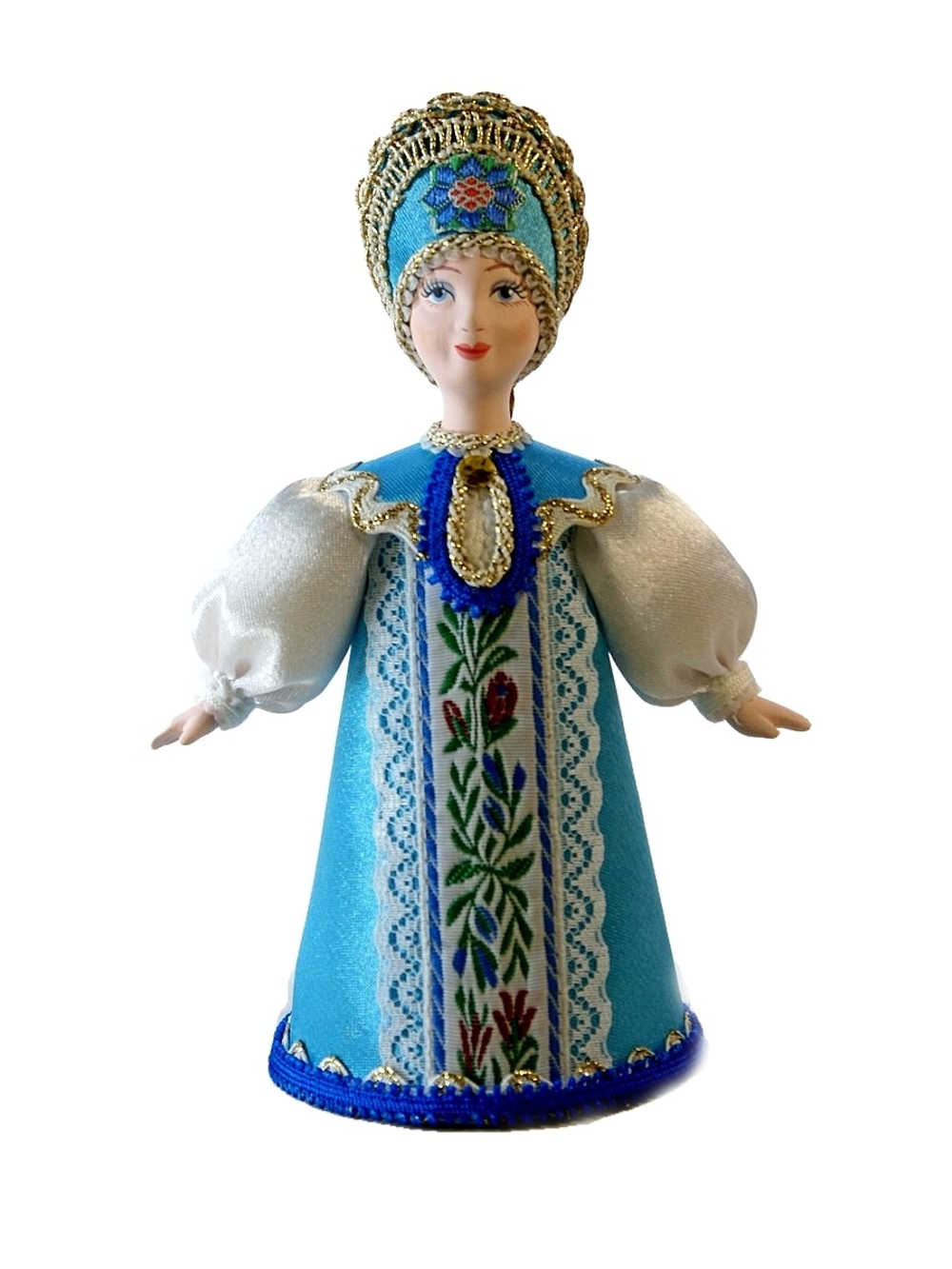 Кукла интерьерная. Девушка в традиционном русском костюме.