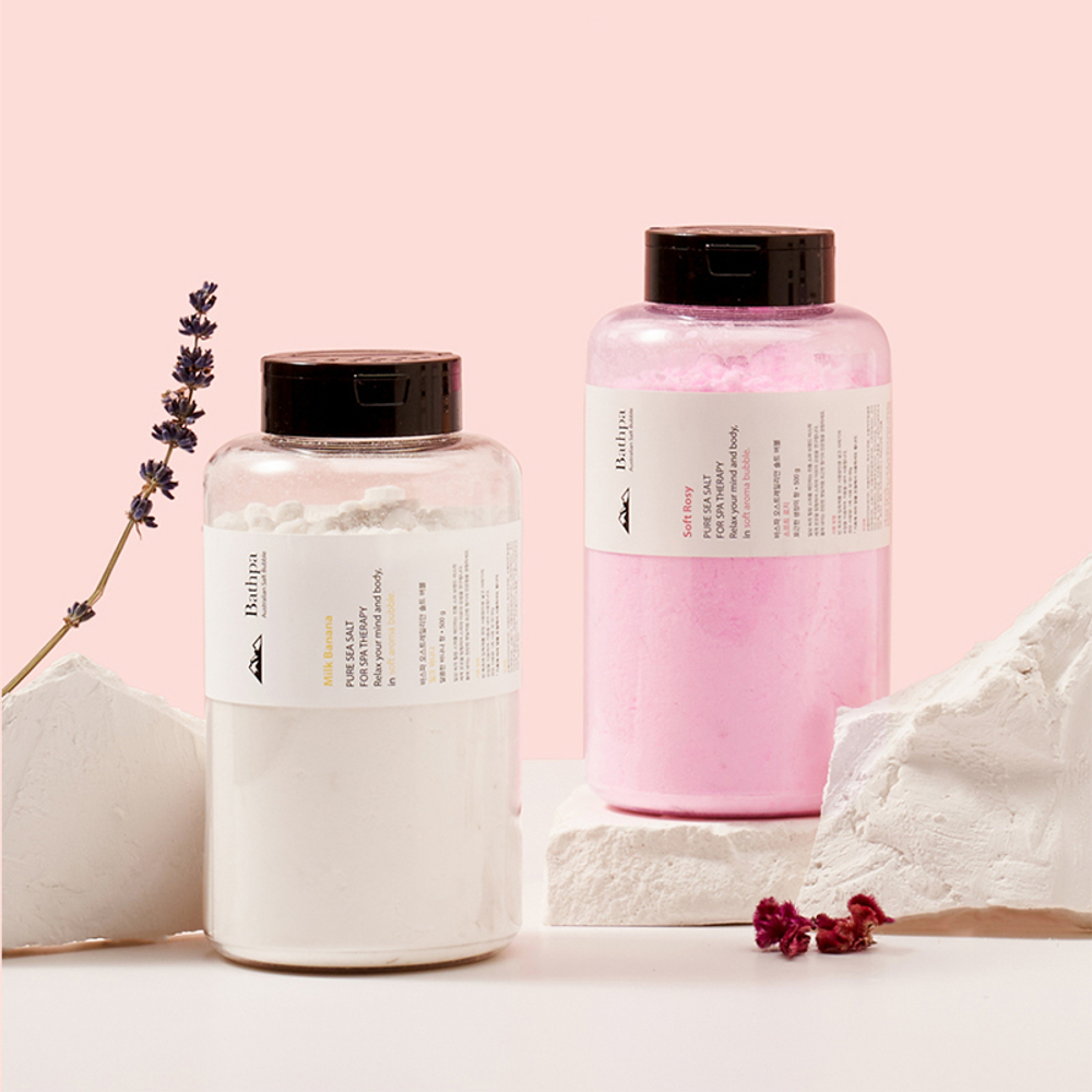 Bathpa Australian Salt Bubble Comfort Lavender пенящаяся соль для ванны с ароматом лаванды