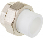 Муфта комб.нар.резьба 20*3/4" белый