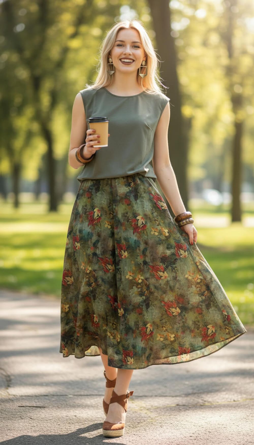 Юбка Льюис (зеленая) Ю15575-10М LT Collection