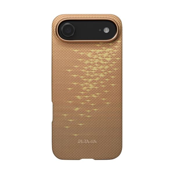 Чехол Pitaka Edge Case для iPhone Air, Золотой блик | Golden Glint