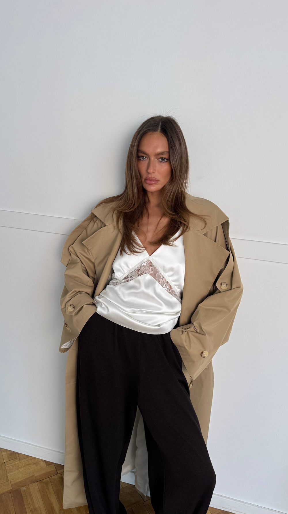 Тренч двухслойный