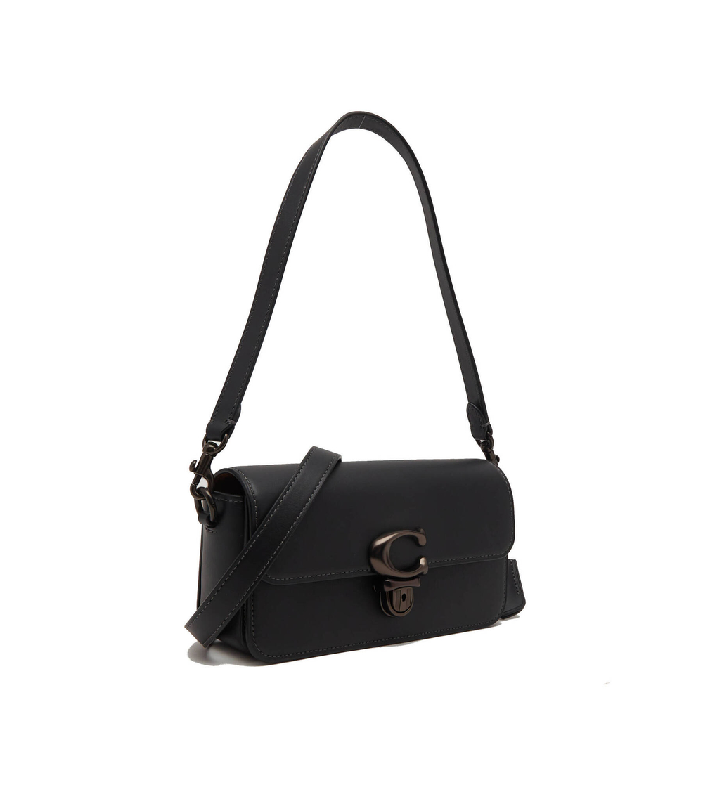 Кожаная сумка-мессенджер mini studio Coach - черный(CE331)
