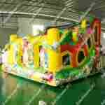 Коммерческий надувной батут «Друзья-зверята», 4*4*3 м