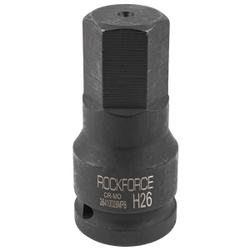 Головка-бита ударная 6-гранная 26мм,3/4'' RockForce RF-26410026MPB