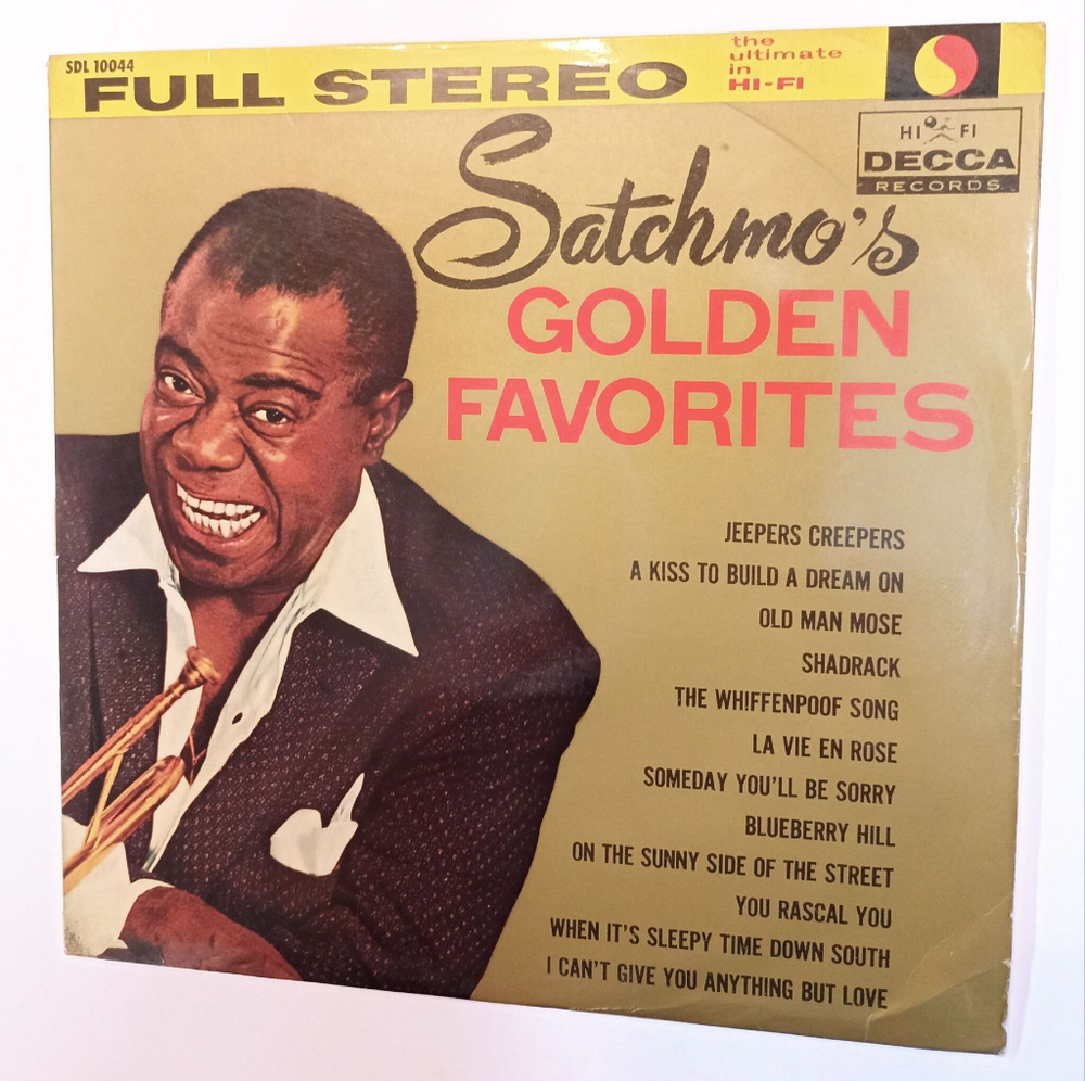 Винтажная виниловая пластинка LP Louis Armstrong Satchmos Golden Favorites (Japan 1965)(No Obi)