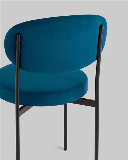 Стул Бриф DD велюр синий 4 шт.