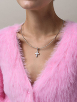 Чокер "White Cross" Silver