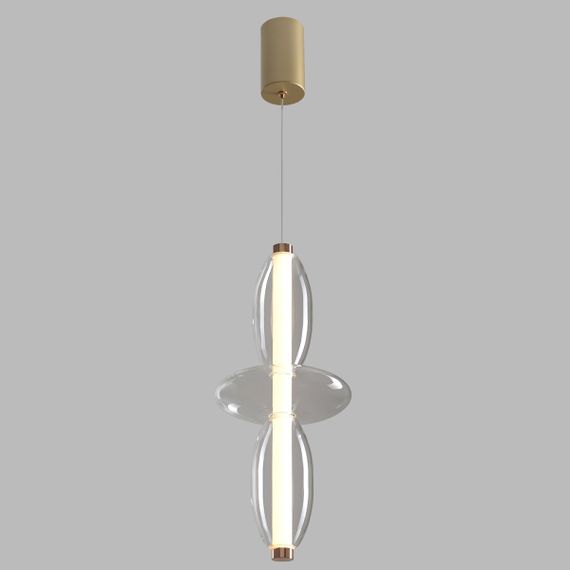 Подвесной светодиодный светильник Crystal Lux Quasar SP14W Led Transparent