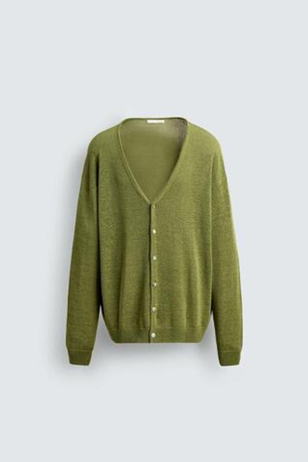 ZARA КАРДИГАН , ОЛИВКОВЫЙ