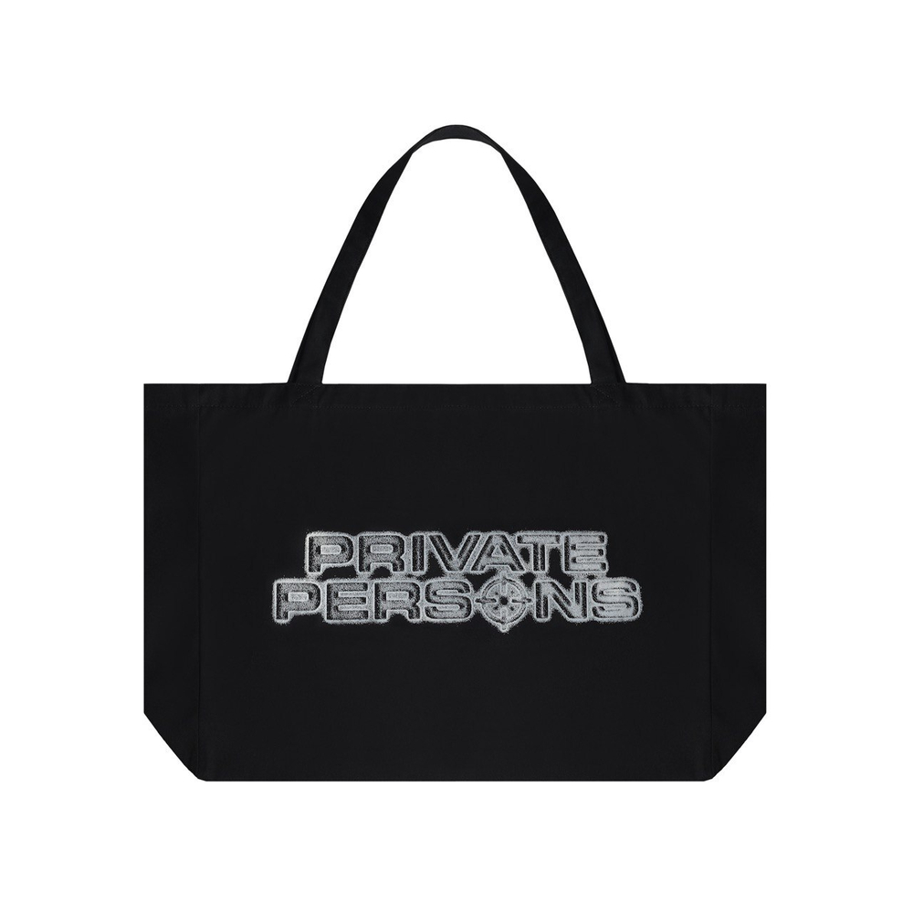 PP "NOISE" LOGO BLACK TOTE