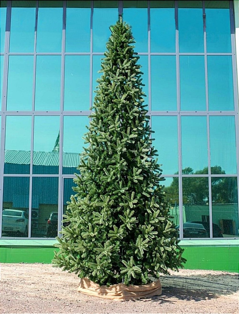 Большая елка «Европейская» (Литая+пвх) 5,5 м