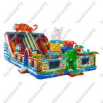 Хамелеон и динозавры 17*9*9 м, два входа