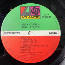 Винтажная виниловая пластинка LP Billy Cobham Total Eclipse (Japan 1974) (Obi)