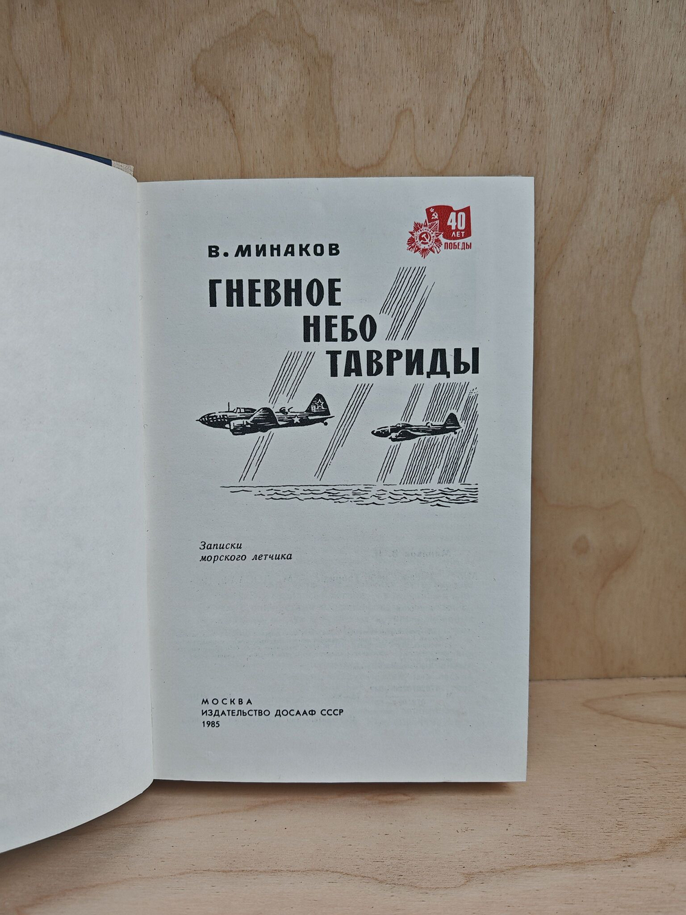 Гневное небо Тавриды: записки морского летчика