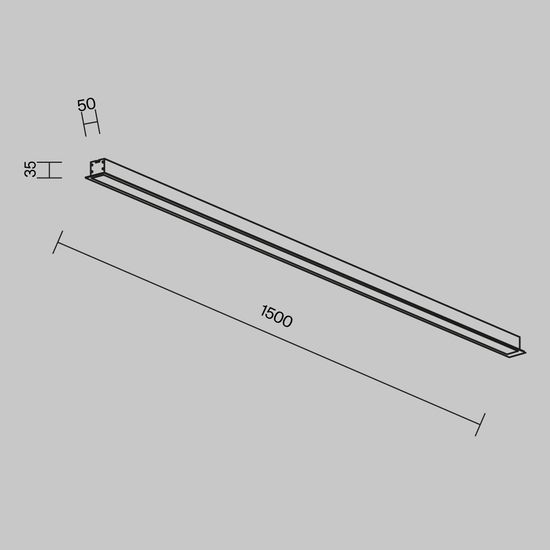Линейный светильник Technical LL313005