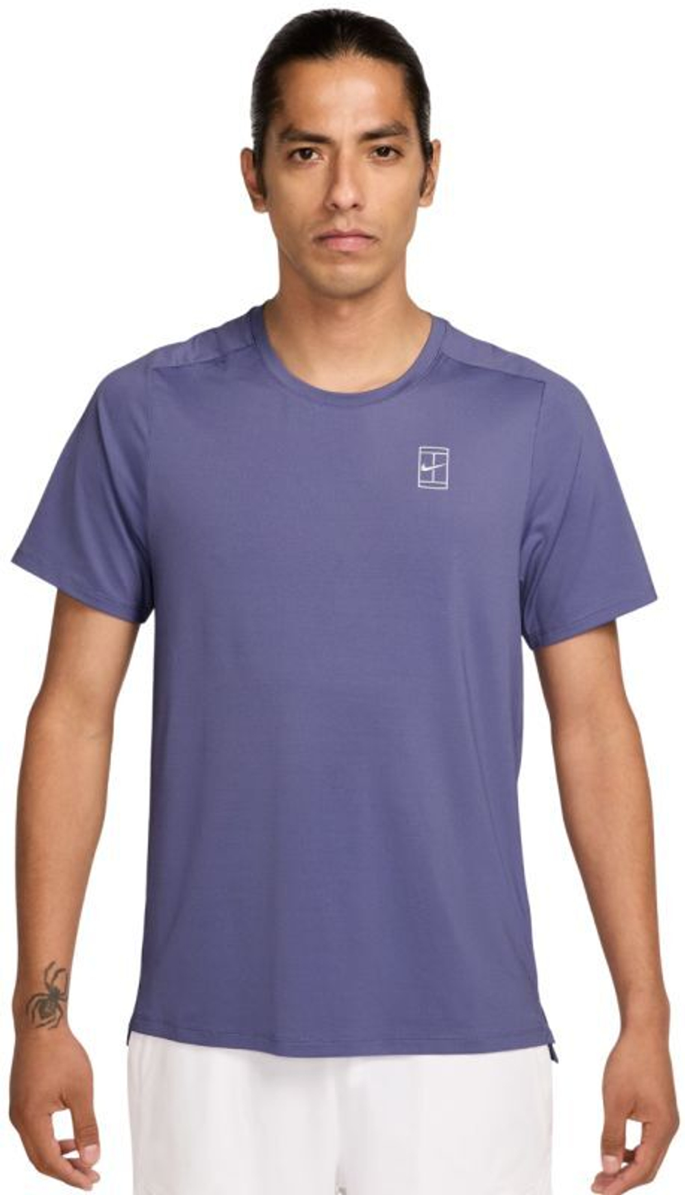 Мужская теннисная футболка Nike Court Advantage Dri-Fit Tennis - Фиолетовый