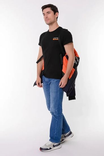 Куртка-парка RU01 (NAVY) -20 TRITON (Плащевая ткань, чёрн)