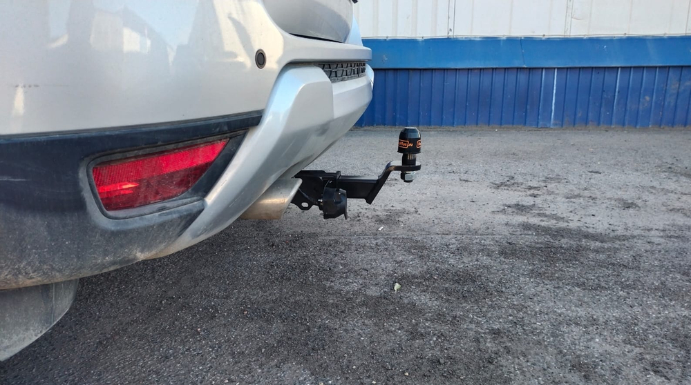 Фаркоп Renault Duster 2011-2015, 2015-2021, 2021-2022, Nissan Terrano 2014-2022 съемное крепление шара под американский квадрат(без электрики) Трейлер.9042
