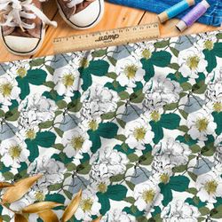 Ткань премиум флис весенний вальс