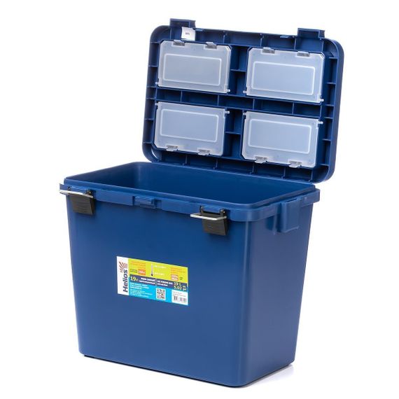 Ящик-М зимний Helios зимний односекционный синий