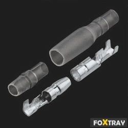 Клеммы для проводов круглые пули обжимные медные 25 шт.