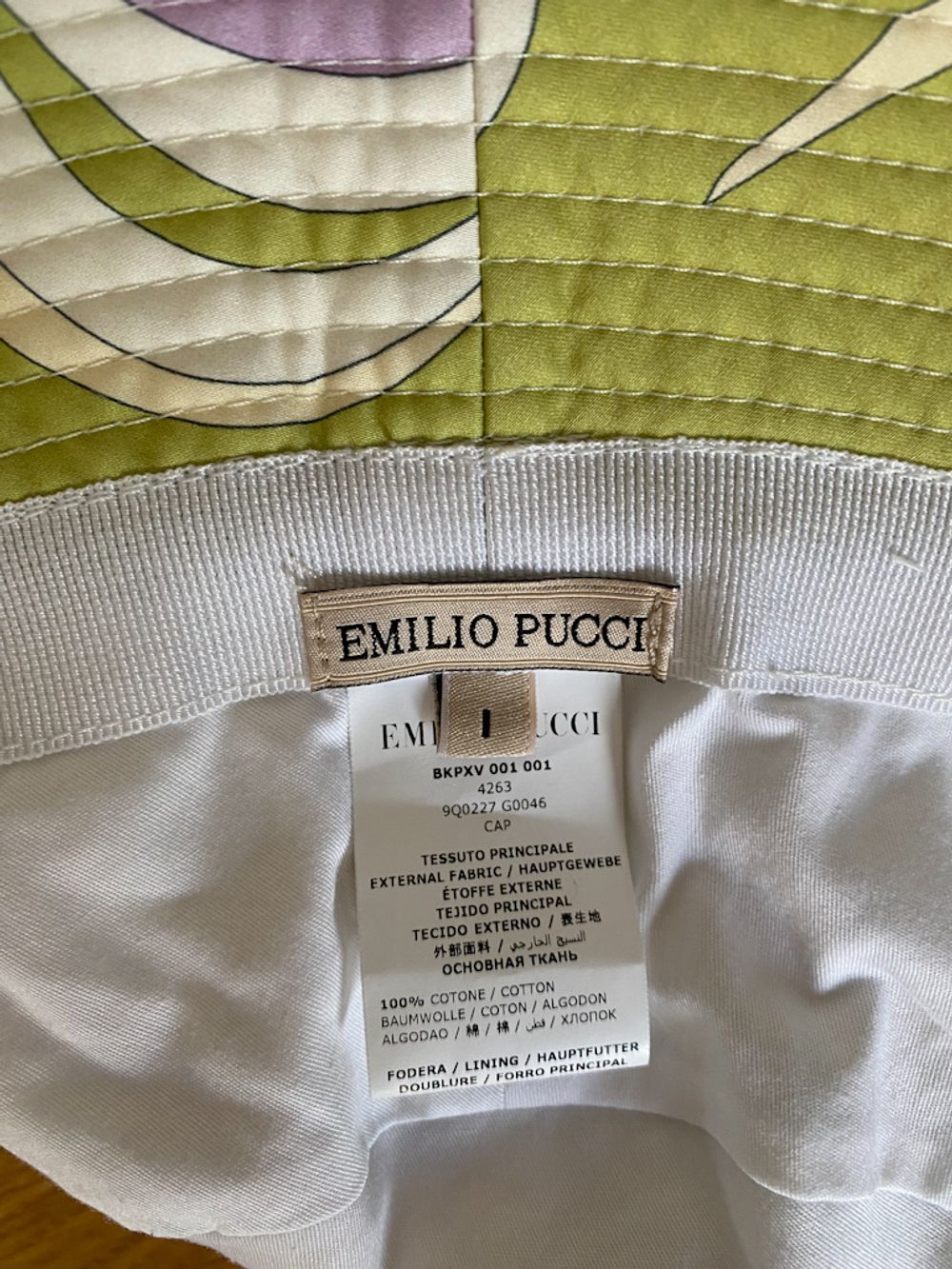 Новая хлопковая панама Emilio Pucci, 104