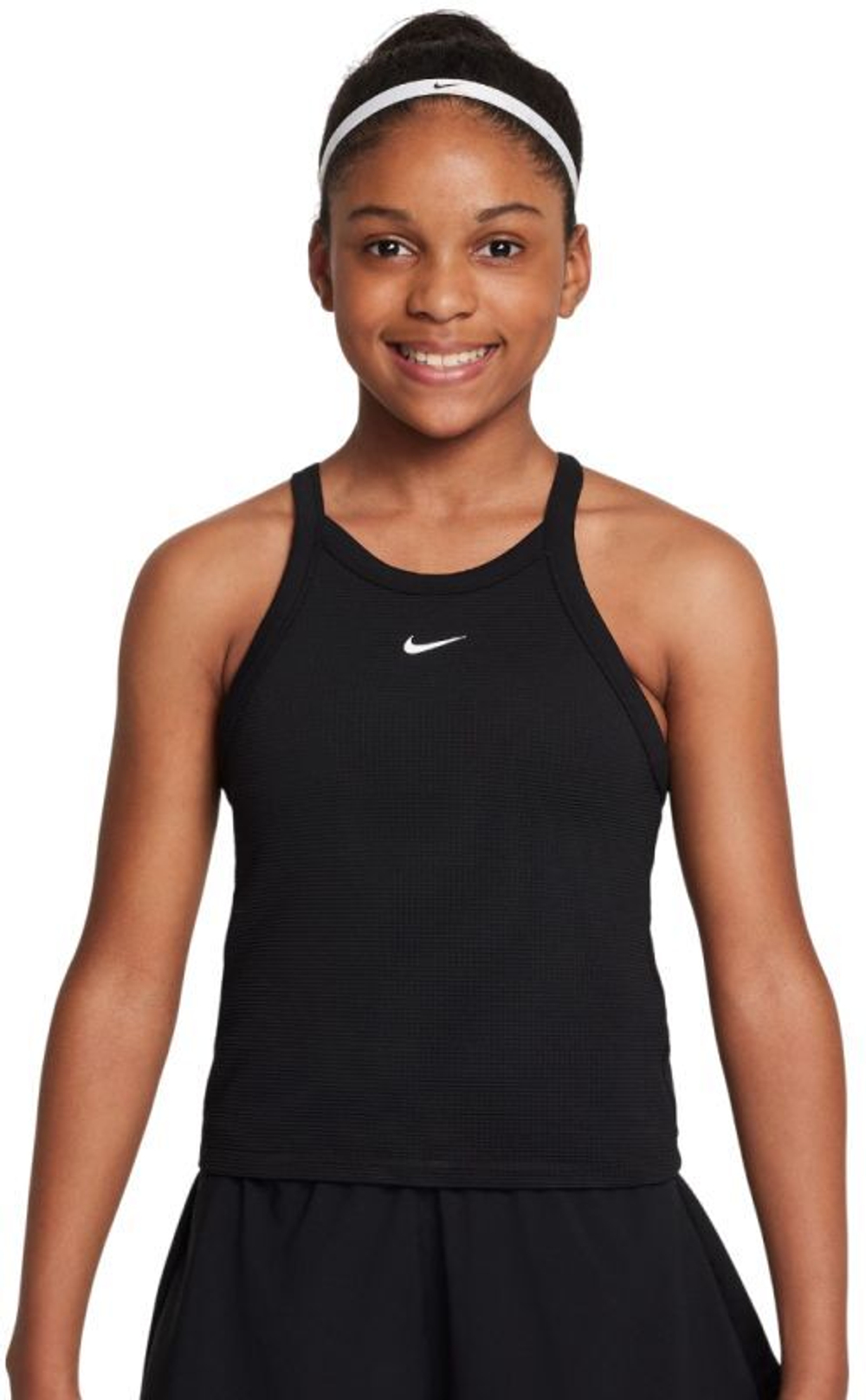 Футболка для девочки Nike Girls High-Neck Tank - black