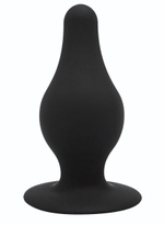 Черная малая анальная пробка SileXD - 7,2 см. (Цвет: черный)