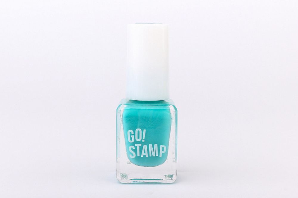 GO! Stamp Лак для стемпинга 45 Blue lagoon, 6 мл