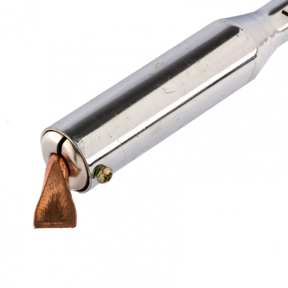 Паяльник электрика с ручкой из дерева, 100 Вт// Sparta