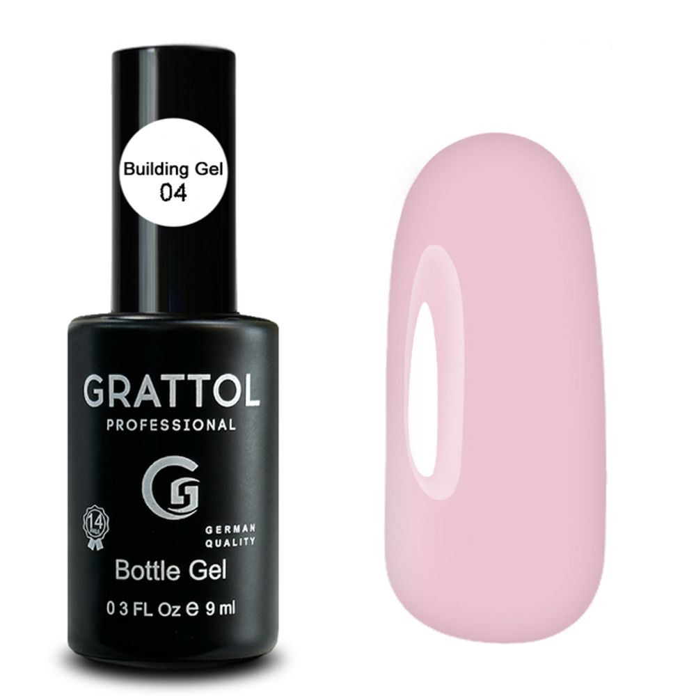 Grattol Bottle Gel - Гель во флаконе с кистью 04, 9мл