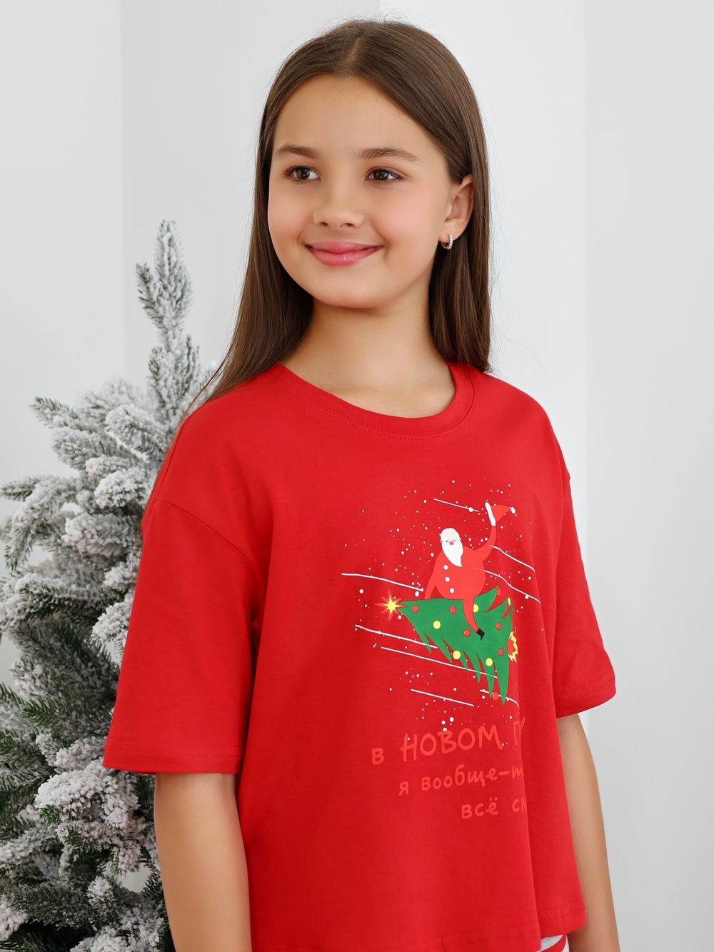 Фуфайка (футболка) детская Праздник-6.1 Виотекс КРАСНЫЙ