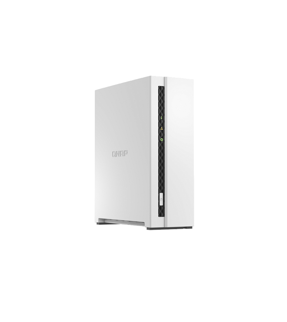 Системы хранения данных QNAP CHANNEL QC 1,8GhzCPU/2Gb/upto 1HDD, upto 9 with TL-D800C/SATA(3,5'')/ 1xUSB3.2 1xUSB2.0/1x1GbE/iSCSI/1xPS/2YW TS-133-EU-RU