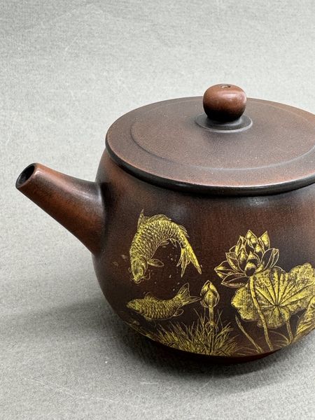 Чайник, глина, Нисин из Гуанси, 180мл (140129)