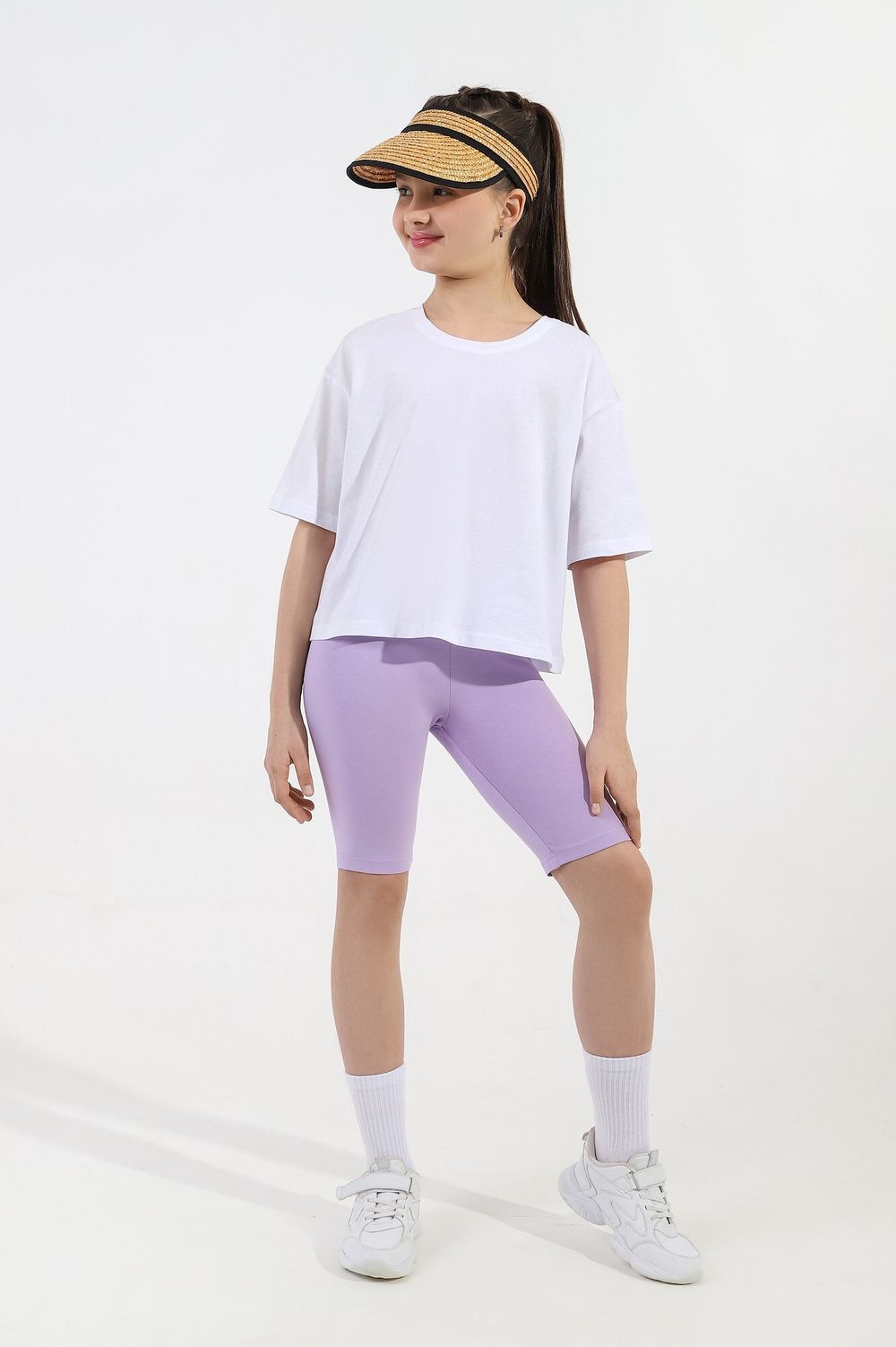 Бриджи для девочки №5 Виотекс ЛИЛОВЫЙ