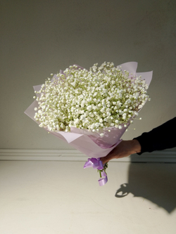 Огромный букет с воздушной гипсофилой (М0010)