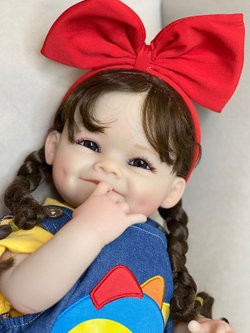 Кукла Реборн виниловая 55см в пакете (FA-180A)