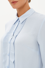 23384 Блузка женская (голубой)