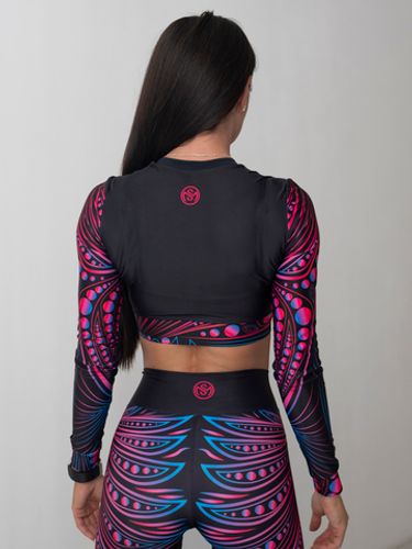 Short Rashguard Ethnic Pink