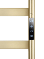Полотенцесушитель электрический WONZON & WOGHAND DÜSSELDORF, Брашированное золото (WW-A204-BG)