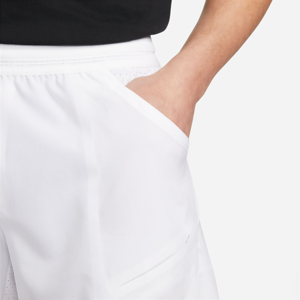 Мужские теннисные шорты Nike Dri-Fit RAFA MNK 7in Shorts Men - White
