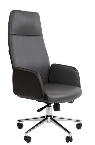 Офисное кресло Chairman 929 Россия экопремиум черный/серый