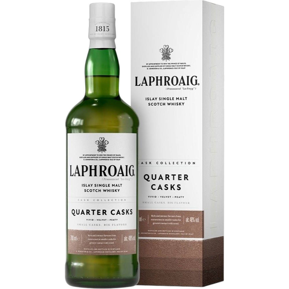 Виски Laphroaig Quarter Cask 0,7 л. В подарочной коробке